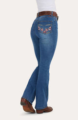 Ringers Western AW26 Womens Penny Rodeo BootCut Jean Vintage Wash