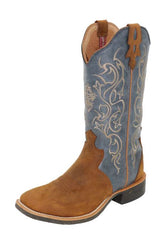 Twisted X AW26 Womens 12 Tech X2 Boot Russet Brown/Blue
