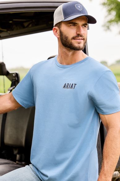 Ariat SS26 Mens Blazing Saddle TShirt