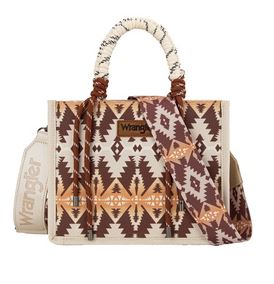 Wrangler SS25 Southwestern Rope Handle Bag