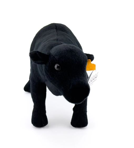 Big Country Toys Four Sixes 14'' Black Angus Plush