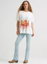 Wrangler x Lainey Wilson AW26 Neon Rainbow Girlfriend TShirt