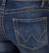 Wrangler Womens Ultimate Riding Jean Q Baby Dark Blue 32' Leg