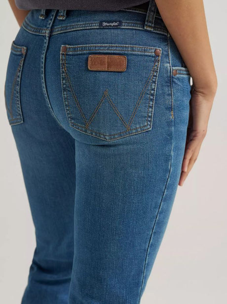 Wrangler AW26 Womens Mae Mid Rise Boot Cut Jean Nadia