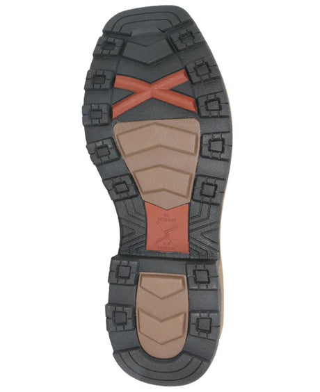 Twisted X Mens 11 Ultralite Work Boot Chocolate/Burnt Brown