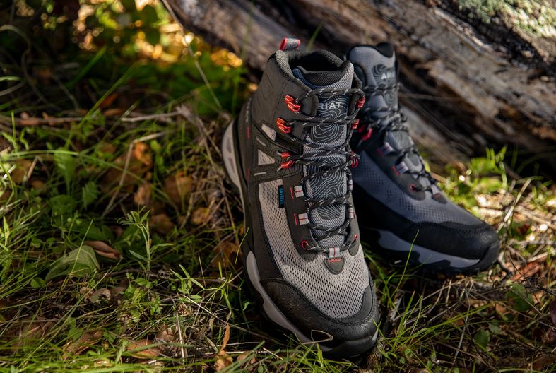 Ariat AW26 Mens Traverse Mid H20 Black/Grey