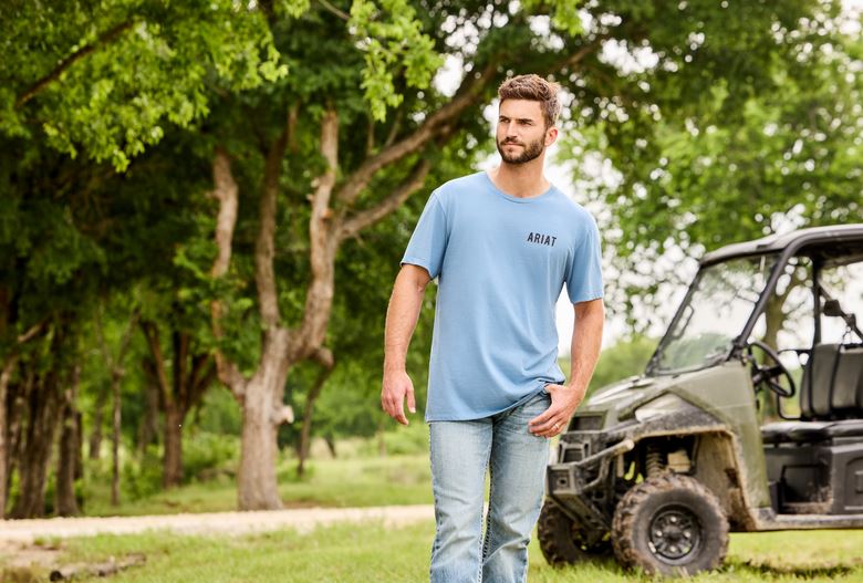Ariat SS26 Mens Blazing Saddle TShirt