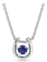 Montana Silversmith Dancing Horseshoe Birthstone Necklace