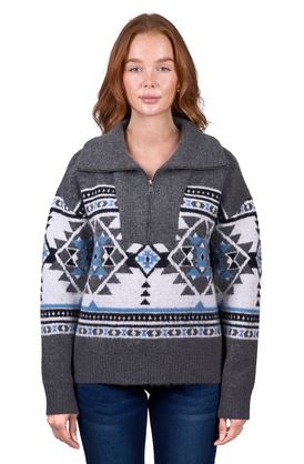 Wrangler AW25 Womens Angie 1/4 Zip Jumper