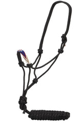 Fort Worth Beaded Nose Rope Halter with Lead