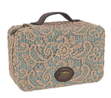 Justin Turquoise & Lace Jewellery Case
