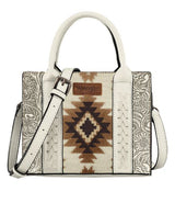 Wrangler AW25 Southwest Aztec Tooled Crossbody Bag