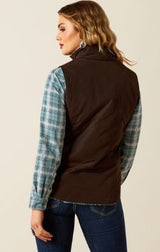 Ariat W26 Womens Dilon 2.0 Reversible Insulated Vest Mole