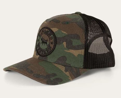 Ringers Western SS25 Signature Bull Trucker Camo/Black