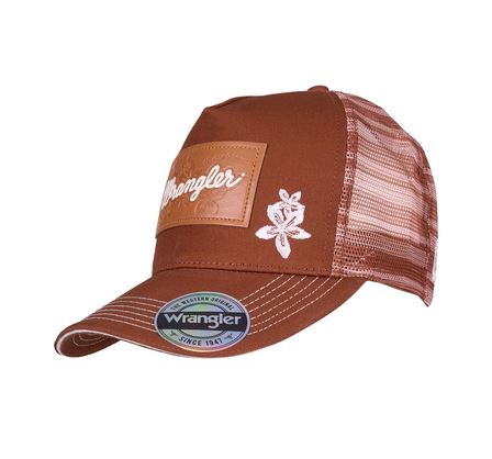 Wrangler SS27 Womens Jenna HP Ponytail Trucker Cap