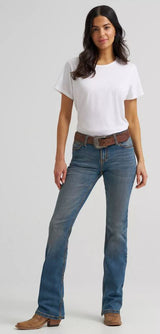 Wrangler Womens Retro Mae Mid Rise Boot Cut