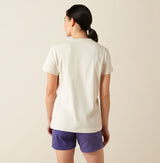 Ariat S25 Womens Rebar Cotton Strong Worldwide TShirt Moonbeam