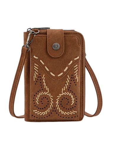 COMING SOON Wrangler S26 Swirl Phone Wallet Bag Tan