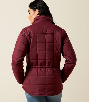 Ariat W26 Womens Crius Insulated Jacket Windsor Wine