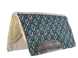 Fort Worth Navajo Fleece Lined Saddle Pad Turquoise Arrow
