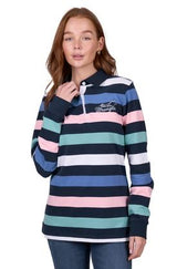 Wrangler AW25 Womens Camden Stripe Rugby