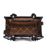 Wrangler AW26 Cow Print Tassel Crossbody Bag