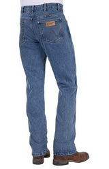 Wrangler Mens Classic Boot Cut Jean Original Stone 34Leg