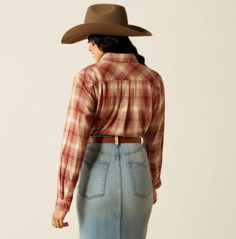 Ariat AW25 Womens Billie Jean Shirt Nora Plaid