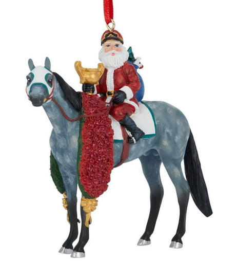 Breyer Stabemates 2026 Santa Ornament Off To The Races