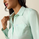 Ariat SS27 Womens Team Kirby Shirt Dusty Aqua