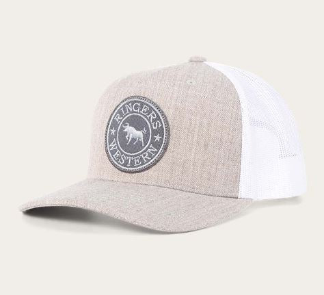 Ringers Western SS25 Signature Bull Trucker Cap Grey Marle