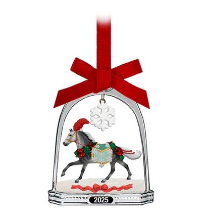 Breyer Stablemates 2025 Stirrup Ornament Christmas in Bloom