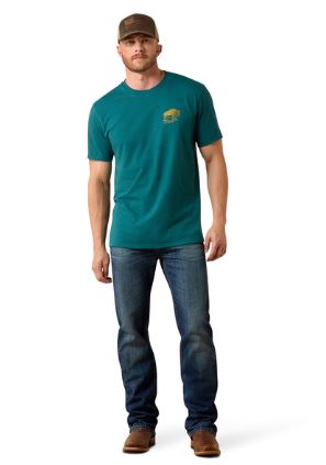 Ariat SS27 Mens Bison Wander Flag Tee
