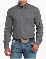 Cinch S52 Mens Modern Fit Geometric Print Shirt