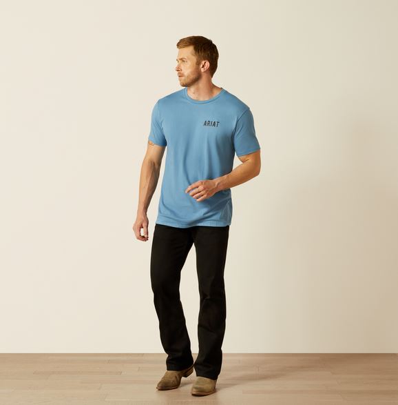 Ariat SS26 Mens Blazing Saddle TShirt