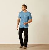 Ariat SS26 Mens Blazing Saddle TShirt