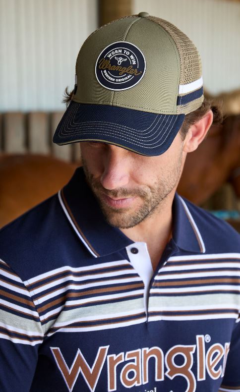 Wrangler SS25 Merlin Trucker Cap