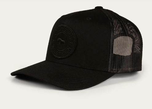 Ringers Western SS25 Signature Bull Trucker Cap Black/Black