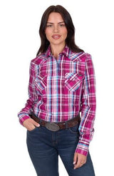 Wrangler SS25 Womens Molly Check Shirt