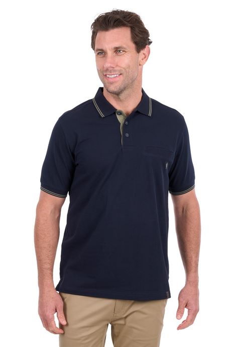 Thomas Cook SS27 Mens Henry Tailored Polo Navy
