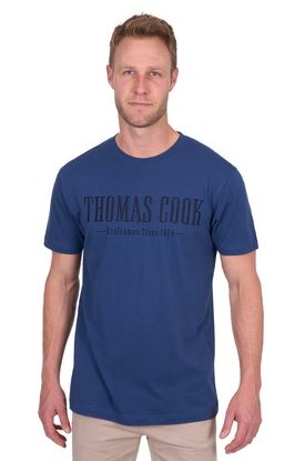 Thomas Cook SS25 Mens Nathan TShirt Blue Ocean