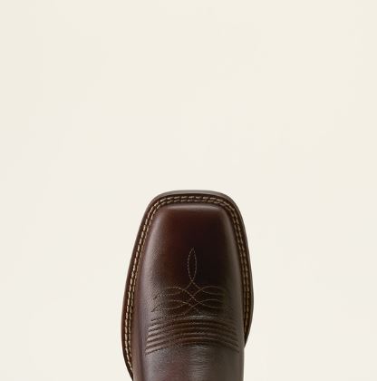 Ariat SS27 Womens Round Up Ruidoso Wide Square Toe Arizona Brown