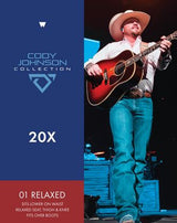 Wrangler Mens Cody Johnson 01 Relaxed Fit Jean 34 Leg