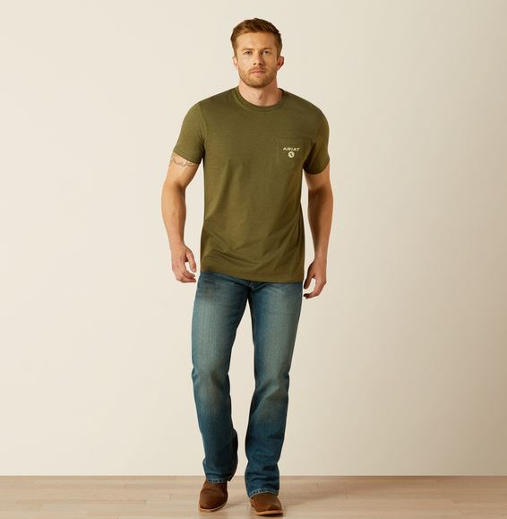 Ariat SS26 Mens Roped Diamond TShirt