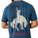 Ariat SS27 Mens Flag Bronco TShirt