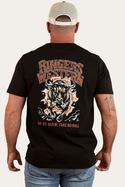 Ringers Western SS25 Mens Do No Harm Take No Bull TShirt