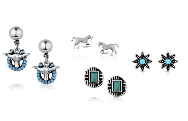 Montana Silversmith Everyday Western Post Earring Set
