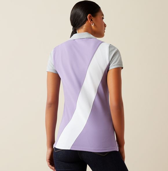 Ariat S25 Womens Taryn Polo Chalk Violet/Orchid Bloom