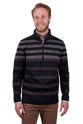 Thomas Cook AW25 Mens York Merino 1/4 Zip Knit Jumper