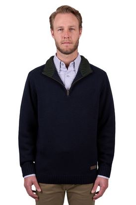 Thomas Cook AW25 Mens Mason 1/4 Zip Merino Jumper